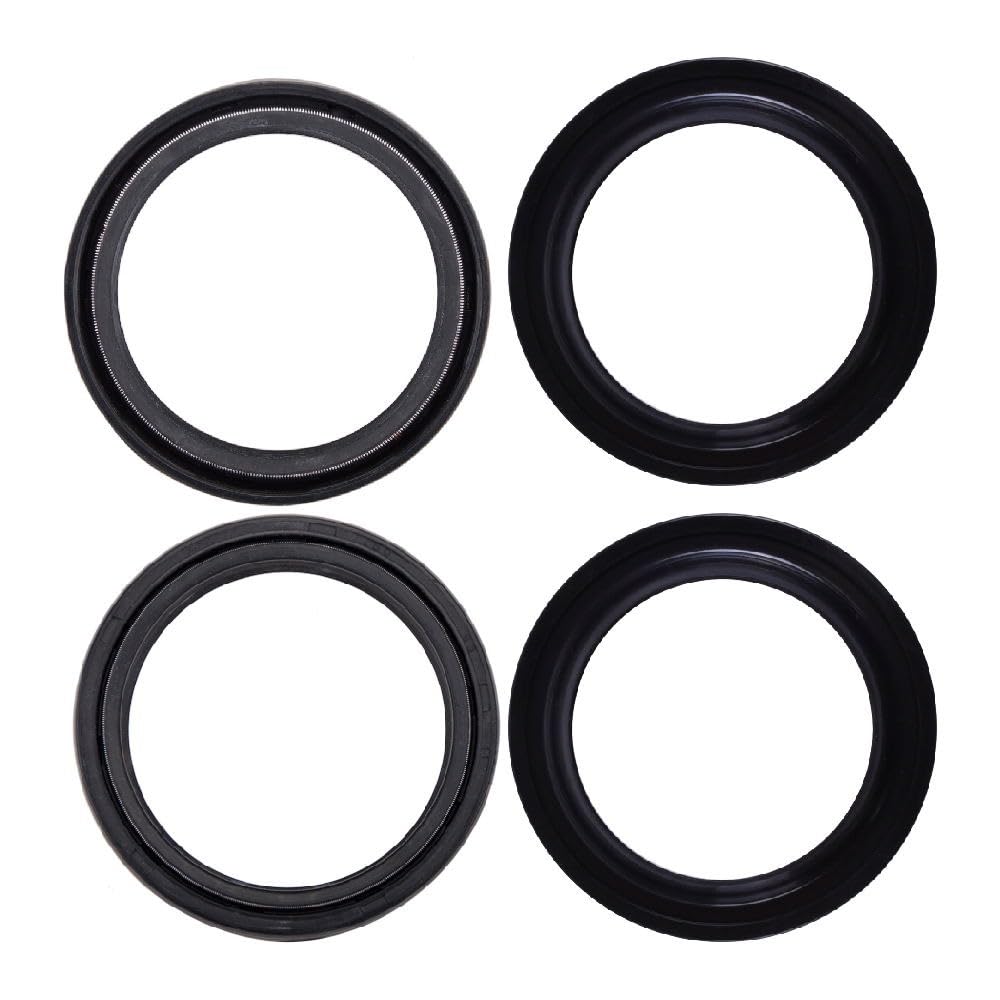 GeRRiT50x63x11 Front Fork Oil Seal 50 63 Dust Cover For Ap-ri/lia FM 2001-2008 For BE-NELLI LEONCINO 16 TRK 502 TRK502 2016 50 MARZOCCHI (Color : 2pcs seal 2pc cover)