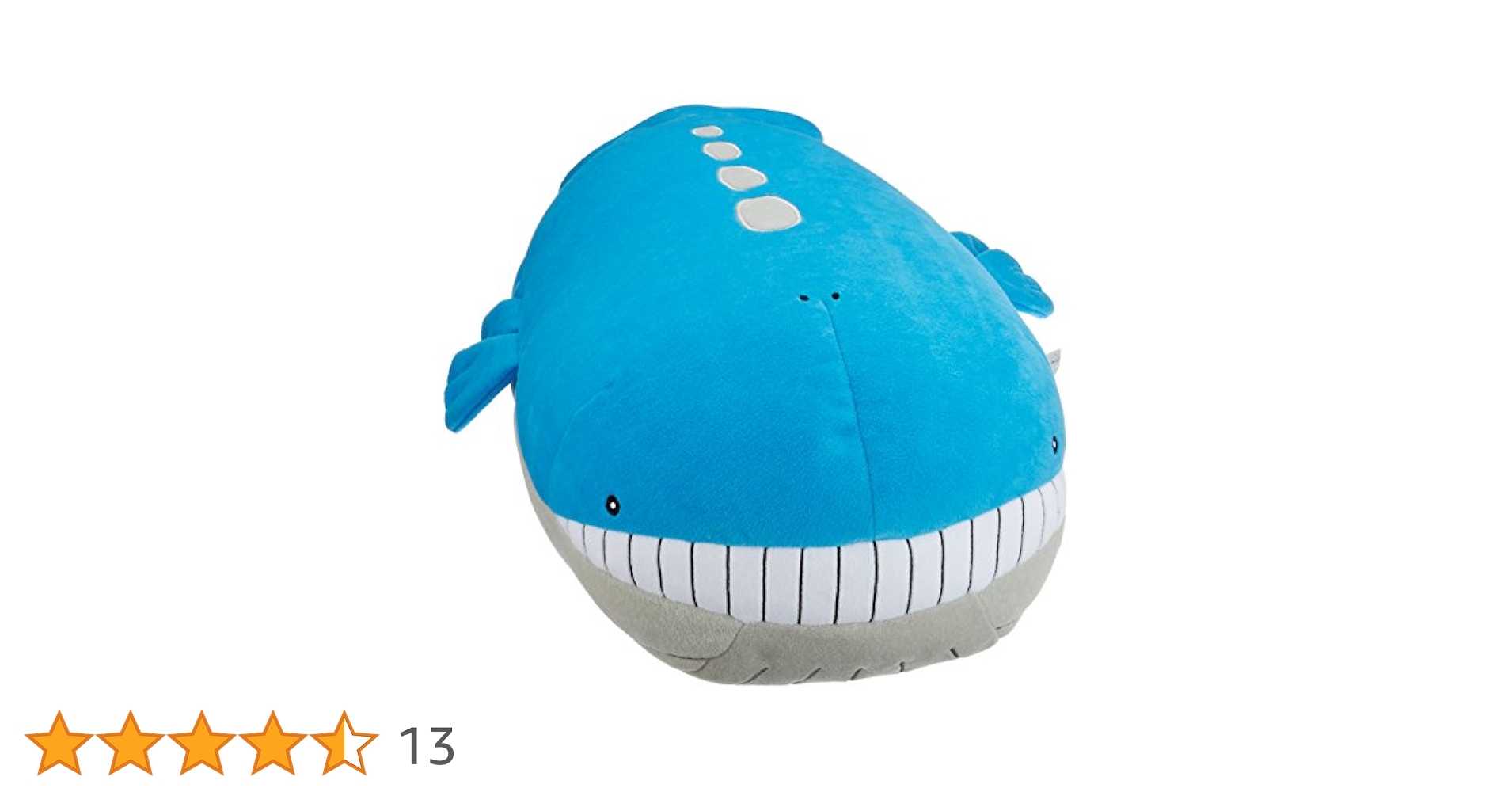【タグ付き美品】ポケモンセンター もちふわクッション ホエルオー ぬいぐるみ タグ付き美品】ポケモンセンター もちふわクッション ホエルオー