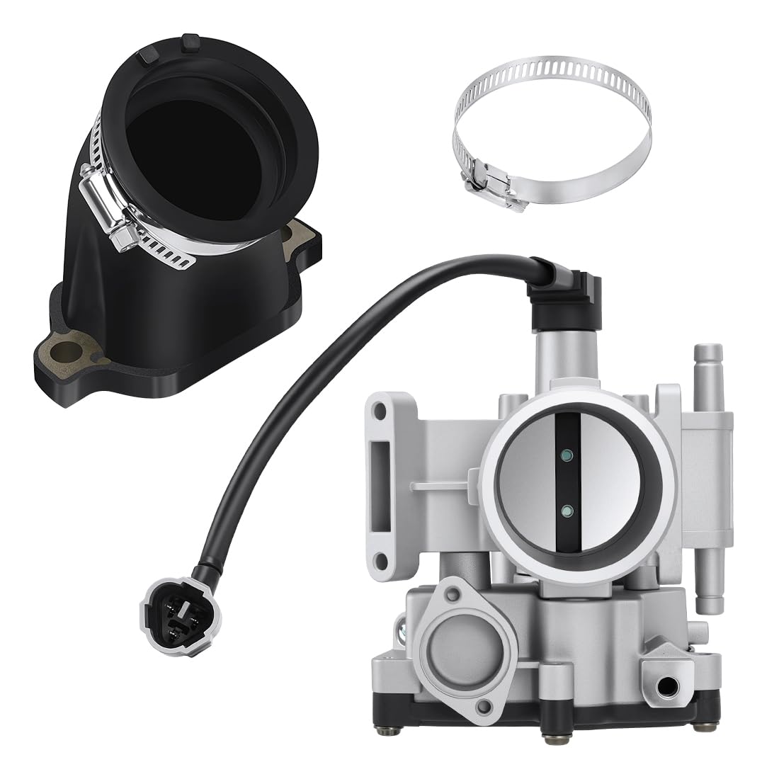 Corps de papillon avec manchon d’admission et collier pour Polaris Sportsman Ranger RZR 700 800 2004-2014 1202836 1253564