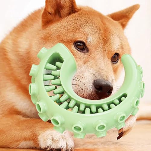 Hundespielzeug zum Zahnen | Tintenfisch Tentakel Zähne Kauspielzeug – befüllbares Lebensmitteldesign, Zahnreinigungszubehör für Indoor-Spiel, Kistentraining