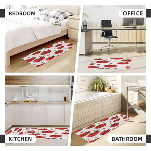 Alfombras de cocina antideslizantes pack de 2 alfombrillas absorbentes de pasillo 7