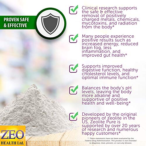 ZEOLITE PURE Full Body Detox Cleanse Safe, Gentle, & Effective