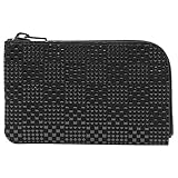 印傳屋 印伝 小銭入れ コインケース 1001 黒×黒 (変わり市松小(黒×黒))