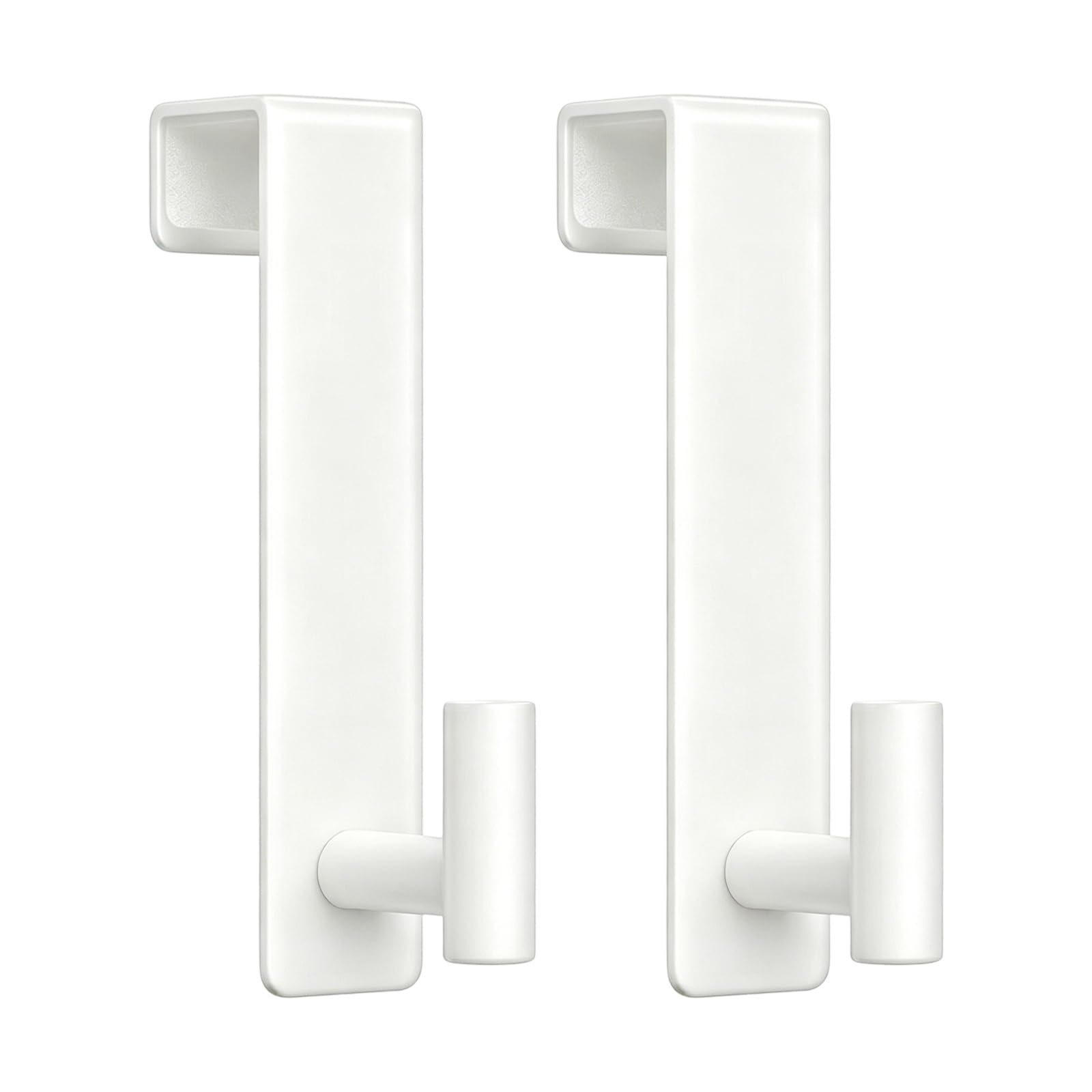 carotoe 2Pcs Bathroom Hook for Towels and Robes Instants Installation Rustproof Stainless Steel Modern Design Adhesive Complimentary Shower Fasteners