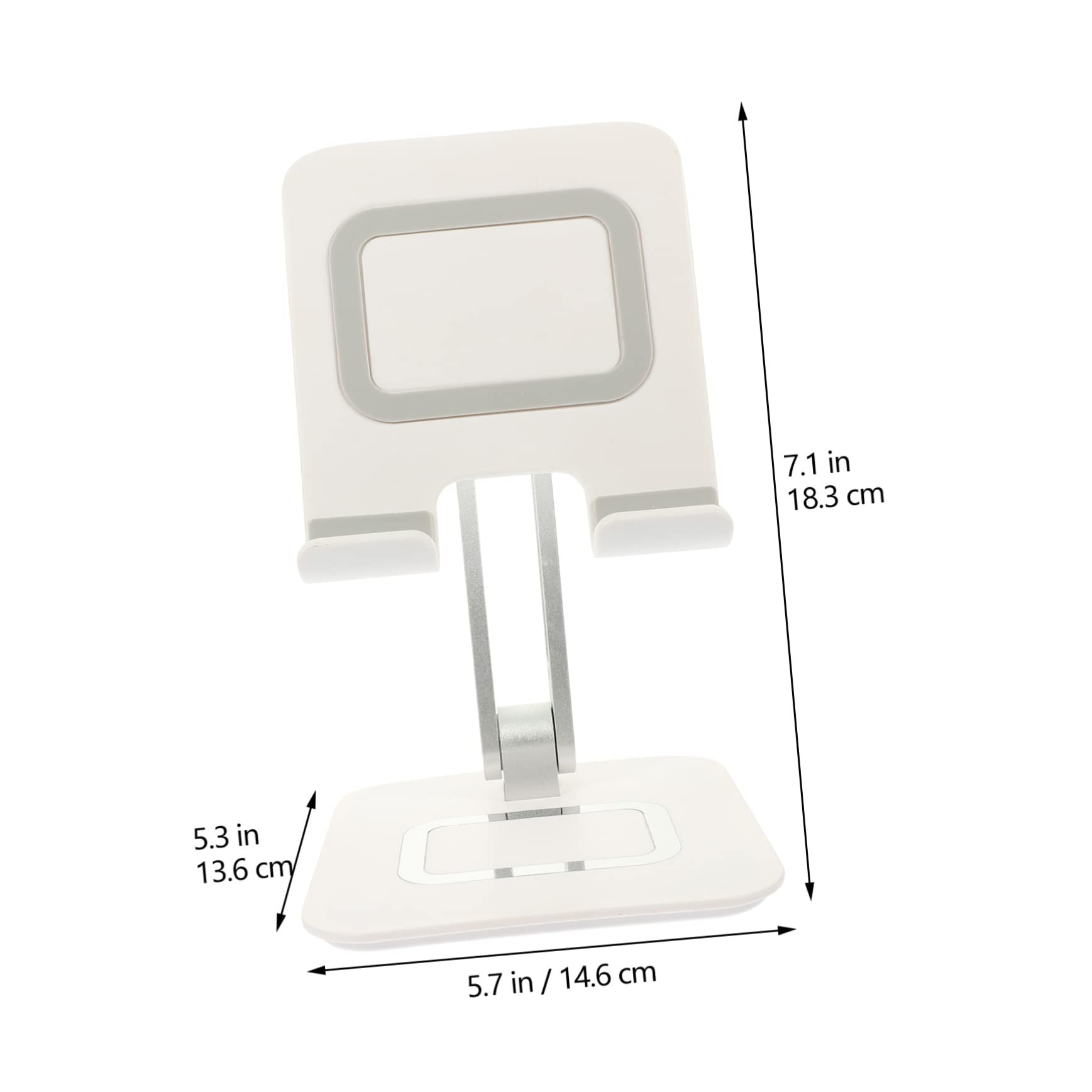 Didiseaon Supporto per Telefono Regolabile per Smartphone Tablet ed Reader da Cuscinetto in Silicone Antigraffio e Fondo Antiscivolo Compatto e Leggero per Uso da Tavolo e Portatile