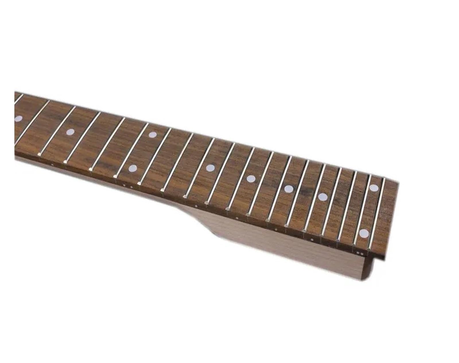 Manico per chitarra Manico Largo Per Chitarra, 24 Tasti, Testa A Paletta Da 24,75 Pollici, Acero, Palissandro, 12 Corde