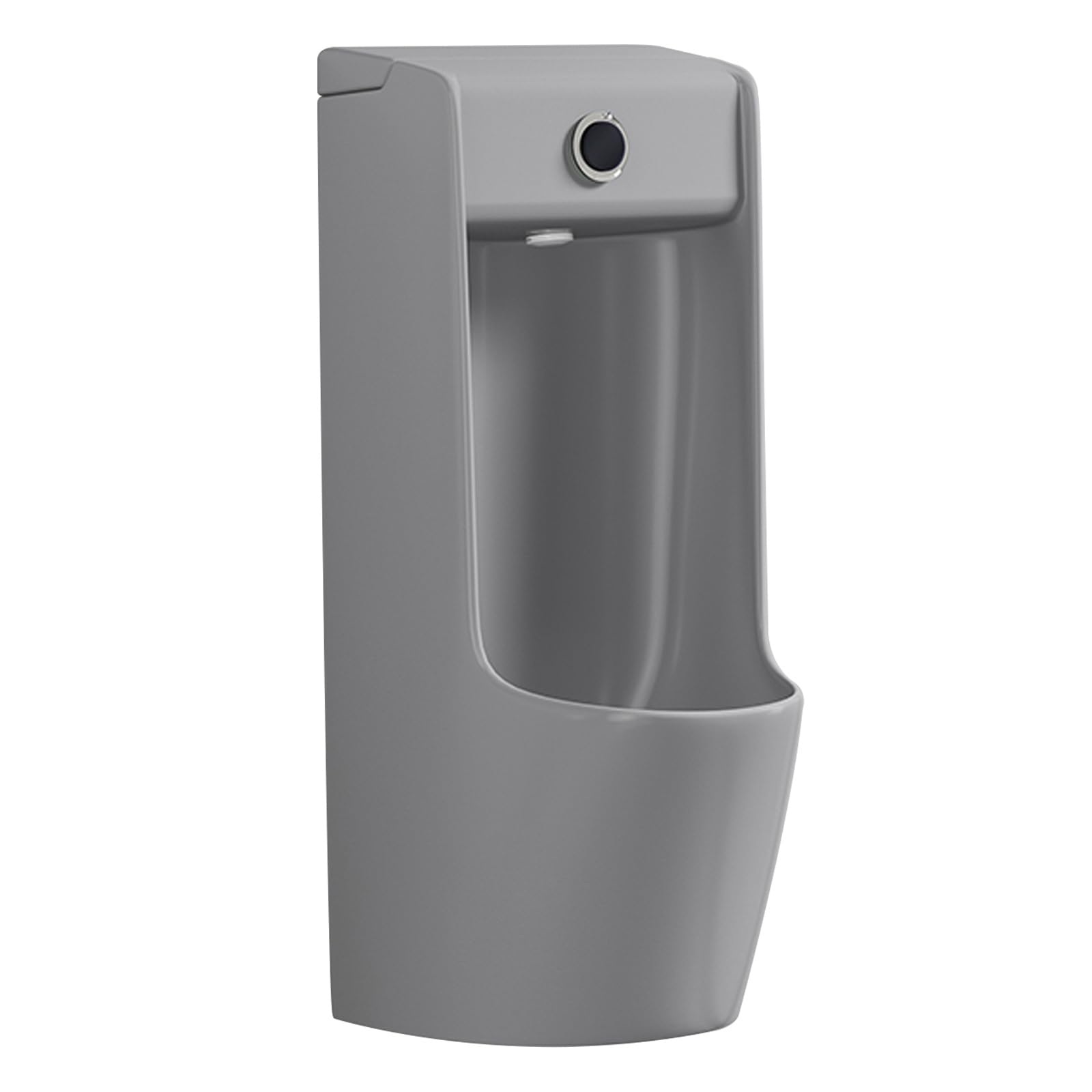 Orinatoi per Bagni Maschili, Orinatoi in Ceramica a Parete con Sensore di Scarico e Scarico Manuale, per uso Commerciale, Servizi Igienici Domestici, Centri Commerciali(Gray)