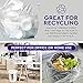 Clear 7-10 Gallon Trash Bags, Bulk Pack - Medium Size Garbage Bin Liners for Office, Bedroom and Kitchen Wastebasket Cans - by Executive Collection (100 Bags)