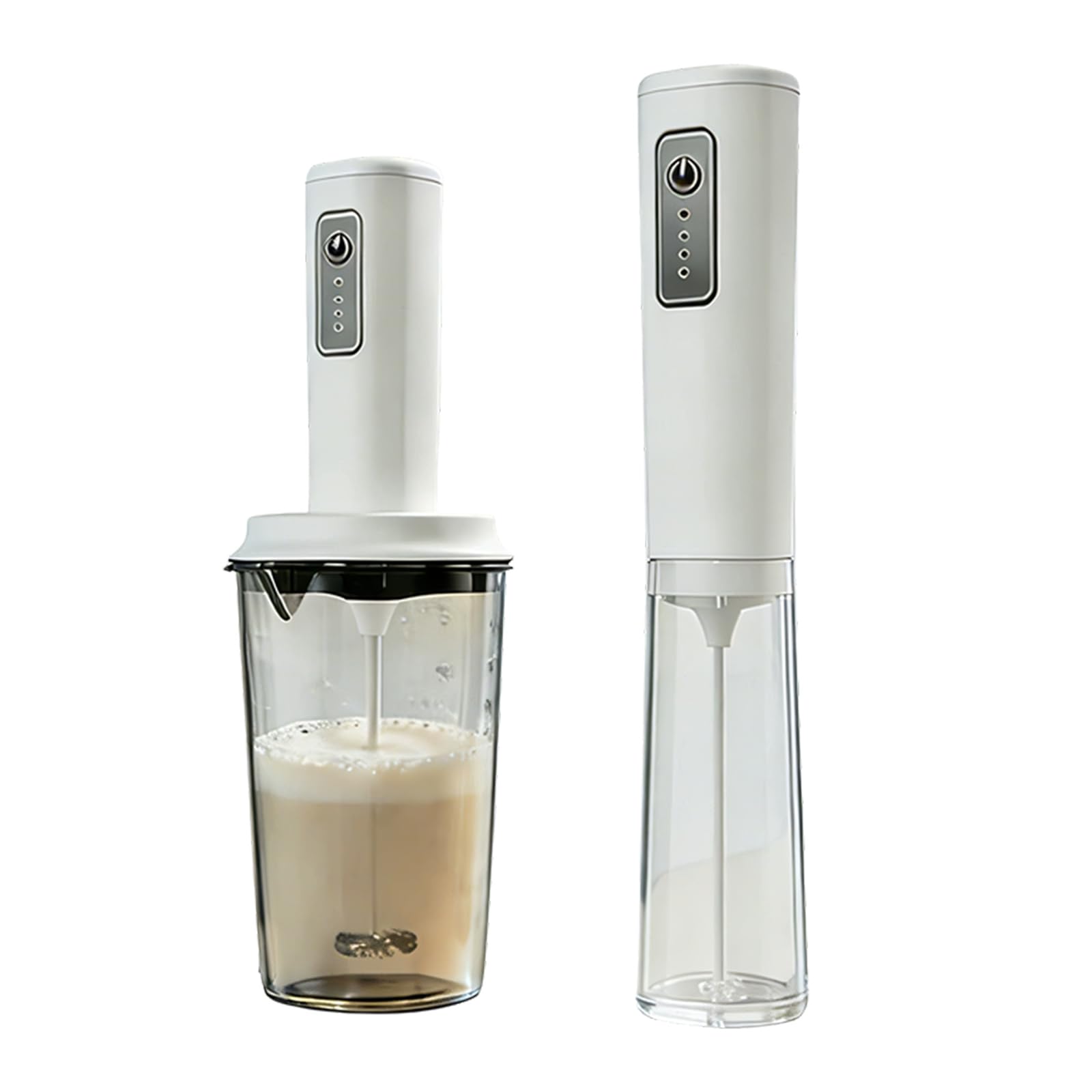 Shntig Handheld Electric Frother for Frothing Milk and Making Salad Dressing Versatile Tool Tiny Milk Frother