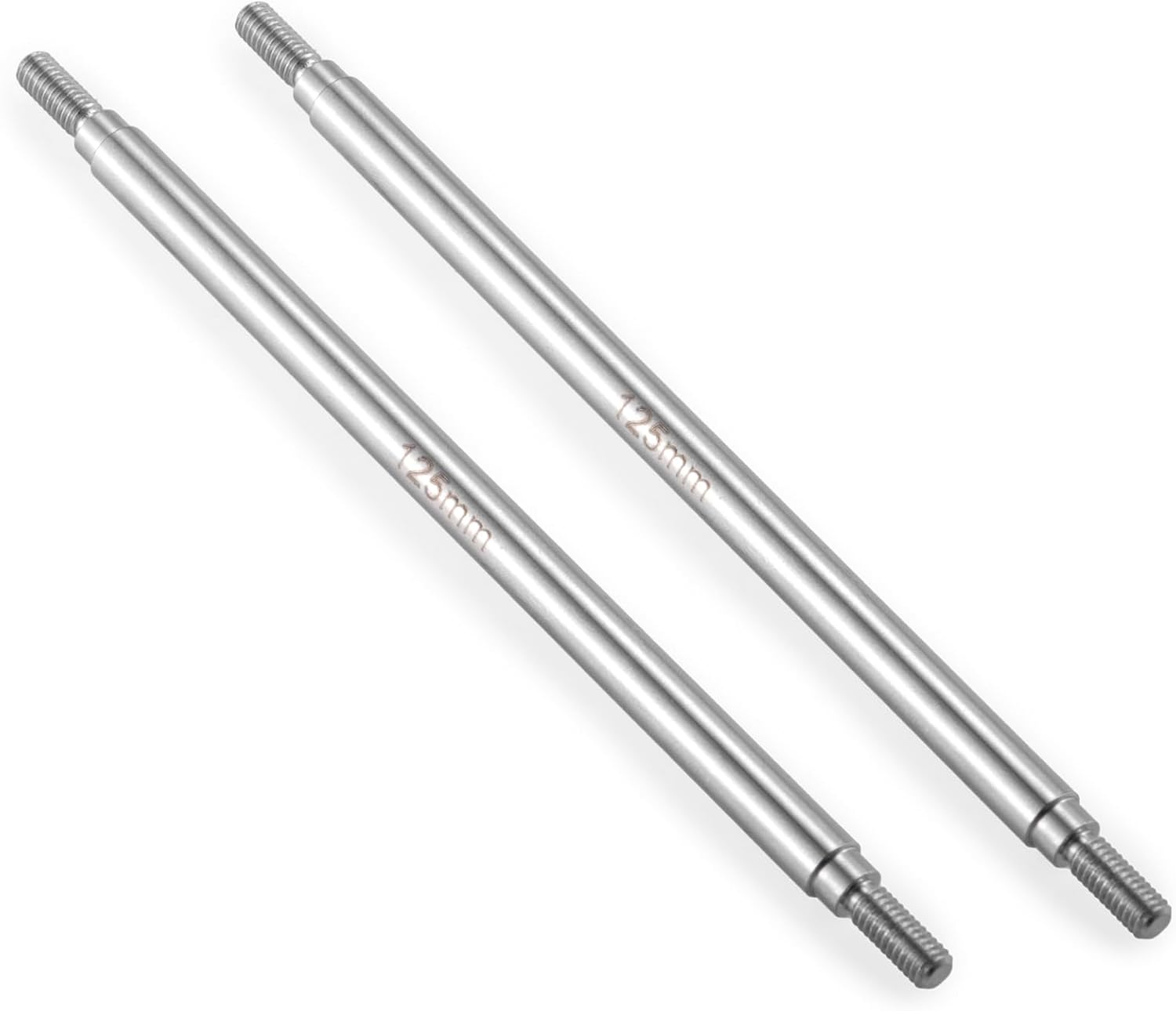 RCHUBAM 2Pcs Stainless Steel RC Links 1 Pair RC Steering