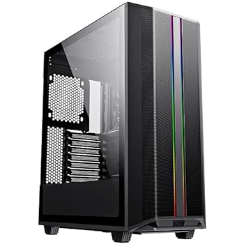 Gabinete Gamer Gamemax 8808BK Precision Preto Frontal Led ARGB + 3 Fans 120mm / 1Fan Led Traseiro / 1 Fan COC Turbo/Lateral Vidro Usb 3.0