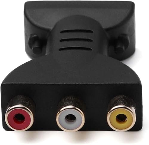 Myuiao HDMI to RCA Adapter, Male to 3 Female AV