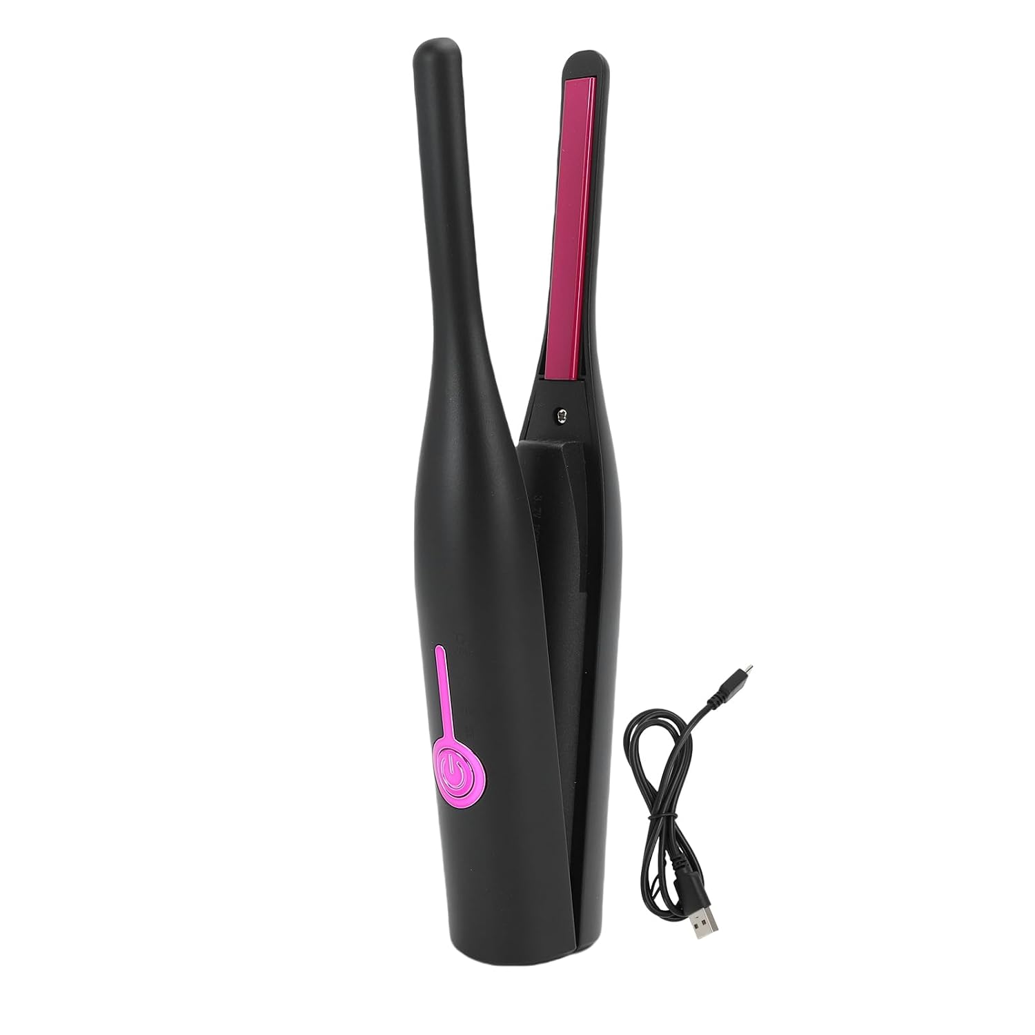 LUCKDANO Pencil Flat Iron Cordless Small Flat Iron Hair Straightener Curler 2 in 1 with PTC Fast Heating & 2600mAh Battery...