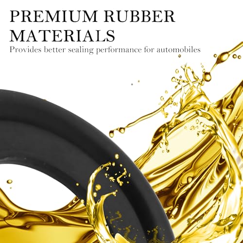 Image of 20PCS Oil Drain Plug Gasket Replace OEM#12616850,Sealability Oil Drain Plug Washer Reduced Oil Leakage,Securely Oil Plug Gasket Car Accessories for Most Cars (M12 /20PCS)