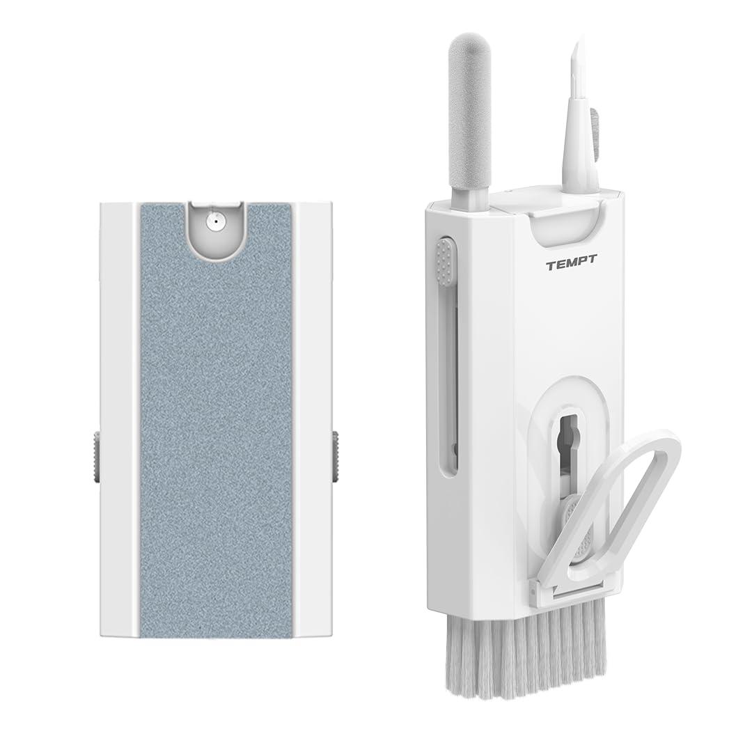 TEMPT 8 in 1 Gadget Cleaner Cleaning Kit with Mobile Stand | 3 in 1 Cleaning Pen for Airpods & TWS | Multifunctional Cleaning Kit for Earbuds, Neckband, Keyboard, Mobile & All Types Daily use Gadgets (B0DH2GKXF2) Amazon Price History, Amazon Price Tracker