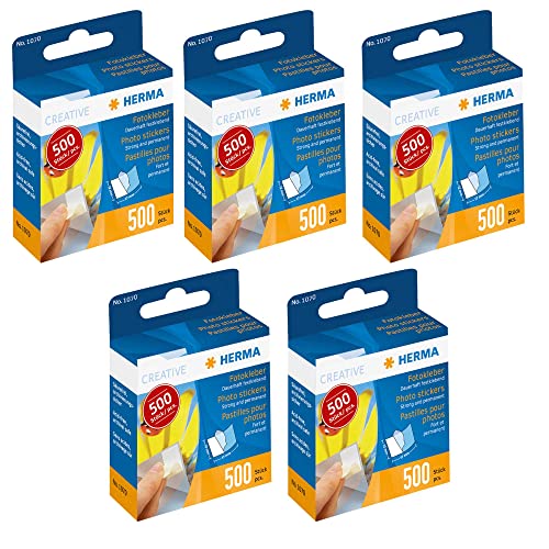 Herma - Colla Per Foto In Dispenser Di Cartone, 500Er Spender, 1