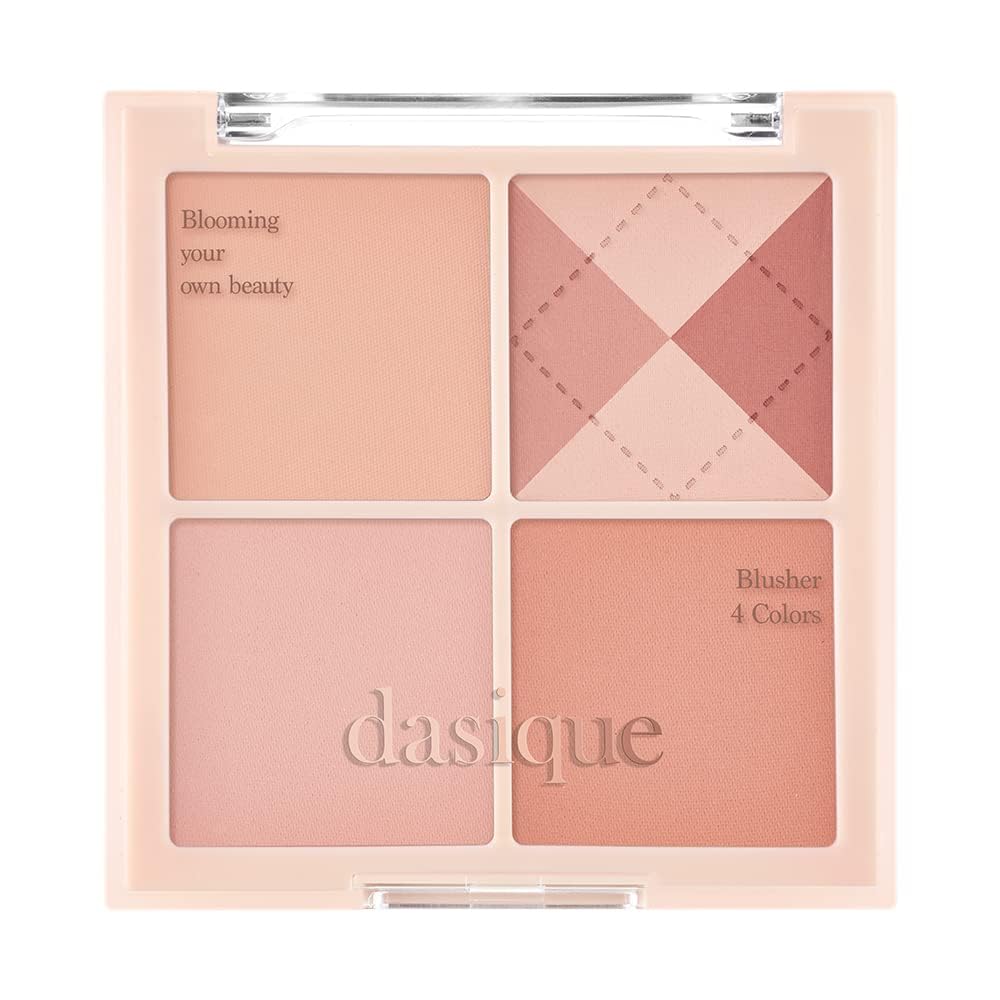 Blending Mood Cheek 04 Beige Knit l Vegan, Cruelty-Free l 4 Blendable Shades in Lightweight, Long-lasting, Smooth Powder