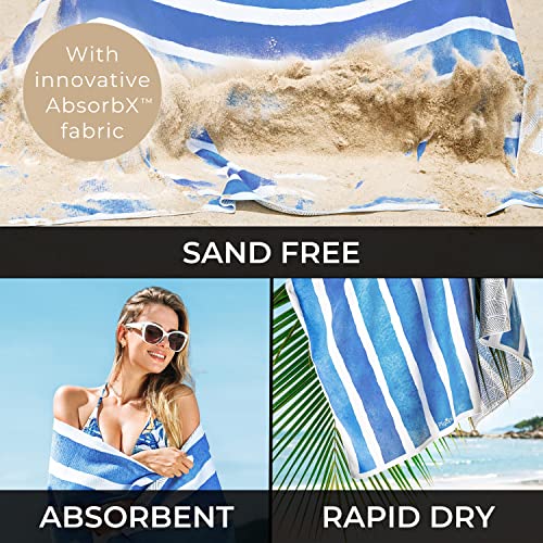 Plyopic Sand Free Beach Towel | Sand Resistant, Quick Dry And Absorbent With Innovative Absorbx Microfiber - Compact For Travel, Pool, Swim, Camping, Yoga – Incl. Bag, Gift Box (X-Large, 72 X 32In) #TOP2