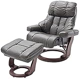 fernsehsessel echtleder beige Moderner ergonomischer und Komfortabler Sessel mit Sitz und Liegeflächen in Schlammfarben Echtleder 100 Prozent Rindsleder