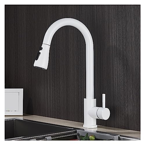 Robinet cuisine mitigeur douchette eau chaude froide mitigeur évier moderne - 3