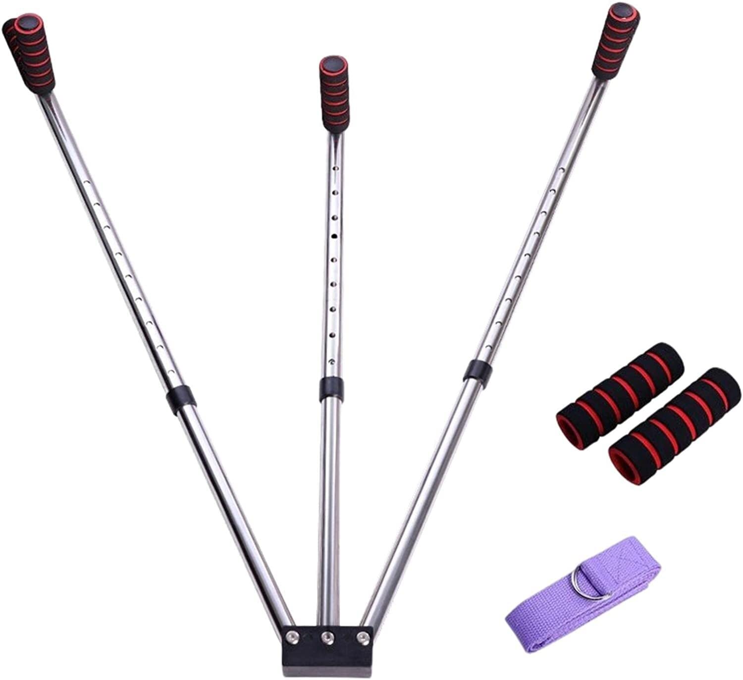 Máquina estiradora de piernas para flexibilidad, baile, gimnasia, artes marciales, dispositivo de estiramiento de piernas con 9 agujeros para un entrenamiento eficaz y mayor flexibilidad