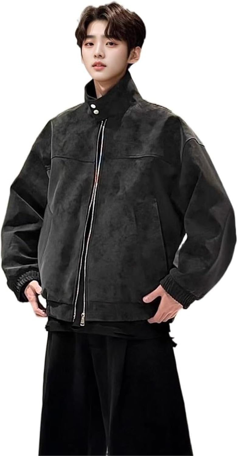 GUOYUXIAO Men's Jacket Male's Travelwear Loose Coat