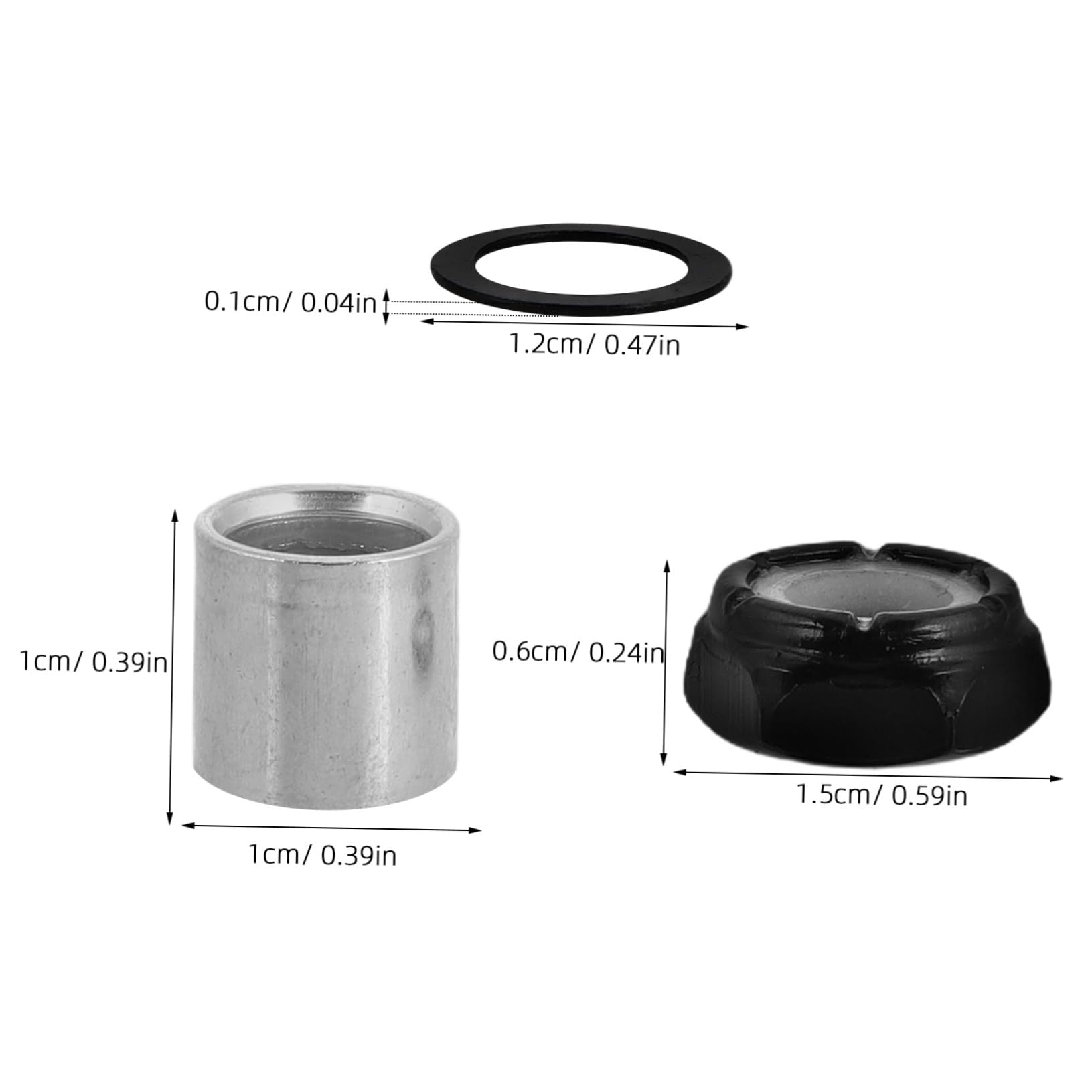 Totority Skateboarding Accessories 1 Set Skateboard Washers Bushings Electric Skateboard Parts Surfing Tools