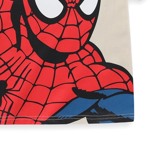 Image of Marvel Spider-Man Boys Short Sleeve T-Shirt and Active Mesh Shorts Set for Toddler and Big Kids