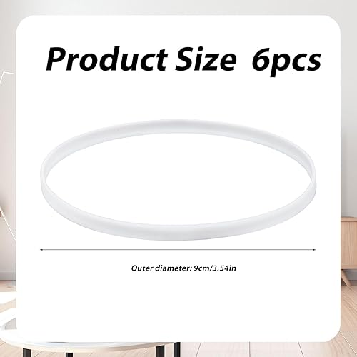 Miniatura 2 de 6 juntas para HELIMIX 2.0 Vortex Blender Shaker Bottle 28oz, piezas de sello de anillo de sellado de silicona a prueba de fugas, tapa de botella de