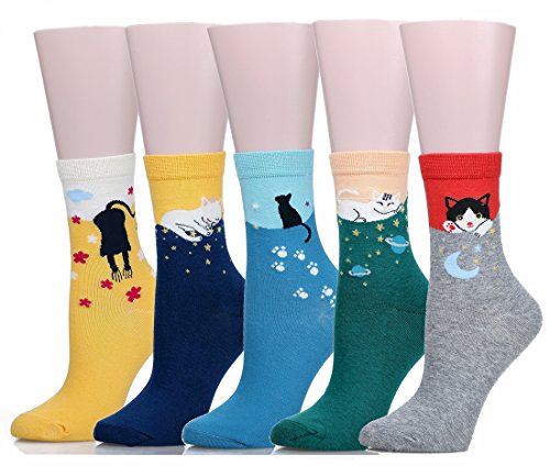 Leotruny Cute Socks Women Cat: Animal Novelty Socks for Women Girls - Ladies Funny Socks with Gift Box3