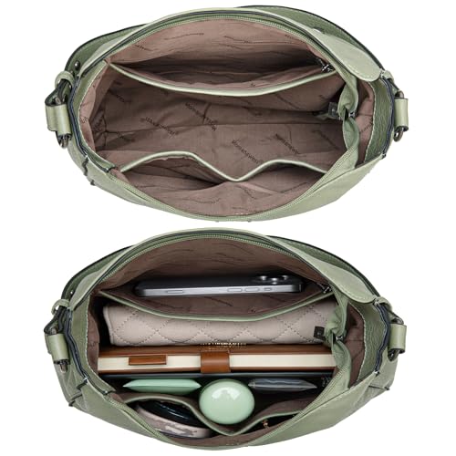 Image of Montana West Hobo Bags for Women Top Handle Satchel Shoulder Purse Bucket Handbag