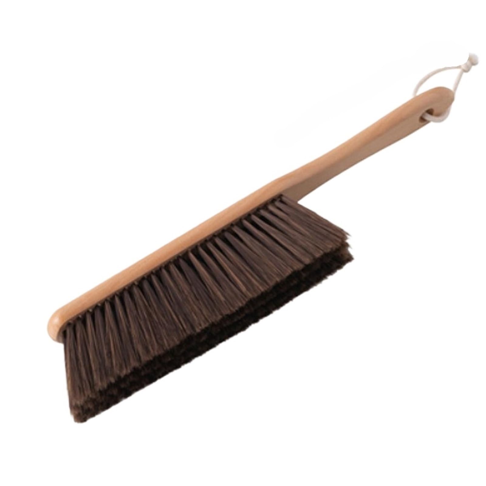 Natural Wood Handle Cleaning Brush, Soft Bed Sweeping Broom for Household(2)