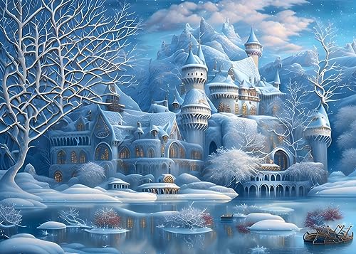 Château de glace en tableau sur toile GerRit pour créer un cocon cocooning dans votre chambre