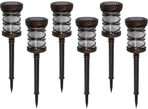 Malibu 6 Pack Pathway Lights Solar LED Landscape Lighting