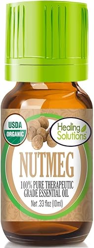 Miniatura 50 de Healing Solutions Aceite esencial de albahaca dulce 10ml (0.33 fl oz) – Orgánico, puro, no diluido, aceite de albahaca para aromaterapia, grado