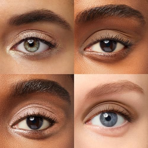 Julep Eyeshadow 101 Crème-to-Powder Waterproof Eyeshadow Stick Duo – Long-Lasting, Crease-Proof, Easy Apply with Built-in Smudger - Sand Shimmer and Smoky Tawny Matte - Image 3