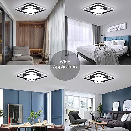 Plafond LED chambre salon salle à manger dimmable 52 cm - 6