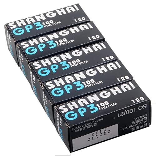 10x Shanghai 120 Black & White Iso 100 Roll Film Negative 6x4.5 6x6 6x9