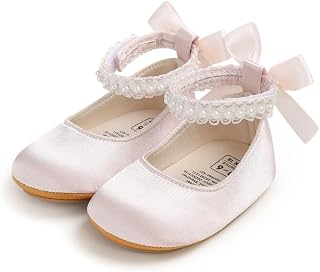 Baby Shoes Mary Jane Flats Non Slip Soft Sole Infant Toddler Sneakers First Walkers Party Christmas Dress Shoes