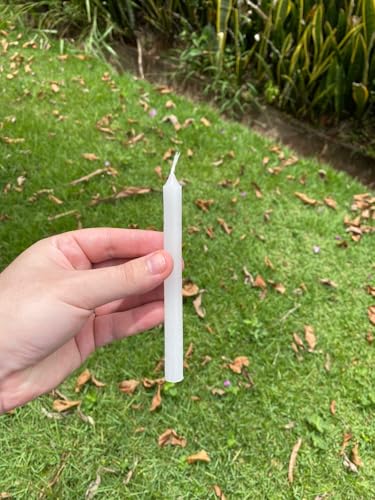 Kit 100 Vela Palito Branca 13,5cm Parafina 100% Pura