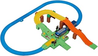Amazon Co Jp トミカ 電車 レールセット 乗り物プレイセット おもちゃ