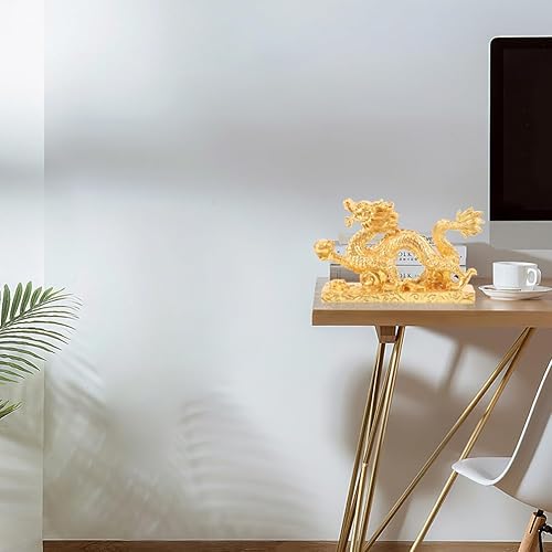 Miniatura 4 de Zerodeko Estatua de dragón Fengshui, año de 2024, figura de dragón del zodiaco chino, estatua de dragón auspicioso chino, decoración de año nuevo