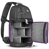 Altura Photo Camera Sling Bag DSLR - Camera Backpack for Canon, Nikon, Sony & GoPro Bag - Crossbody Camera Bag for Photographers - Camera Accessories
