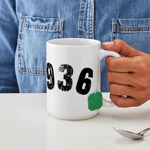 Taza de cerámica blanca 15 oz vintage CafePress miniatura 4