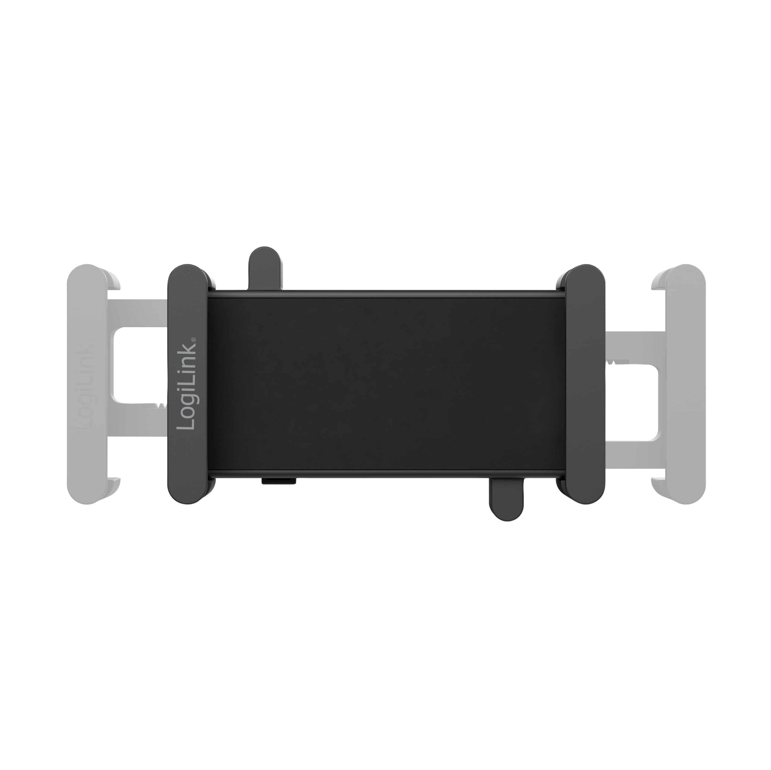 Logilink BP0204 - uchwyt zaciskowy do urządzeń 4,7-15" na ramionach monitora (VESA 75 x 75), kolor: czarny