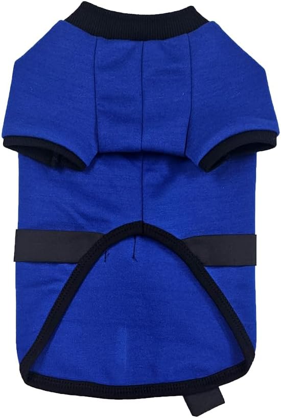 Disfraz Deportivo Azul con Cinturón Negro para Perros Talla S miniatura 3