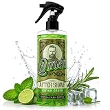 QMEN After Shave Green para Hombre, Loción Post Afeitado en Spray, 400 ml