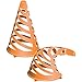 Franklin Sports Soccer Cones - Flexible 9 Inch Cones - Orange