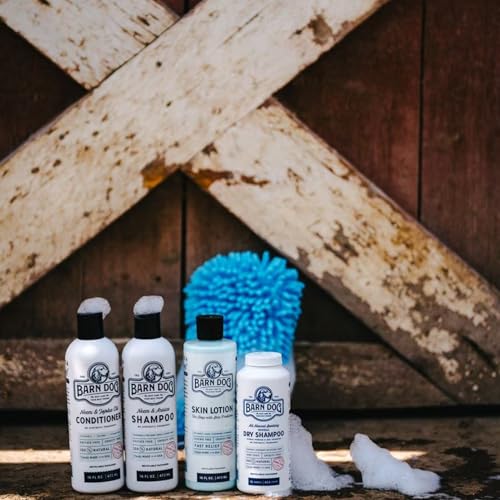 EQUIDERMA Barn Dog Skin Lotion | Hot Spot, Topical Solution for Skin Problems Dog | Lavender-Infused Soothing Leave-On Skin Treatment | 16 oz Grooming Solution