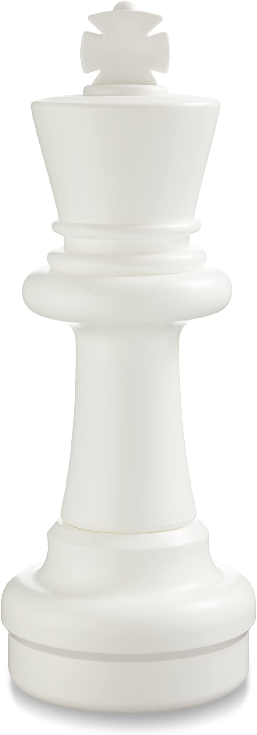 Uber Games Individual Giant Chess Pieces - Plastic - White or Black Pawn, Rook, Knight, Bishop, Queen or King (White, King)